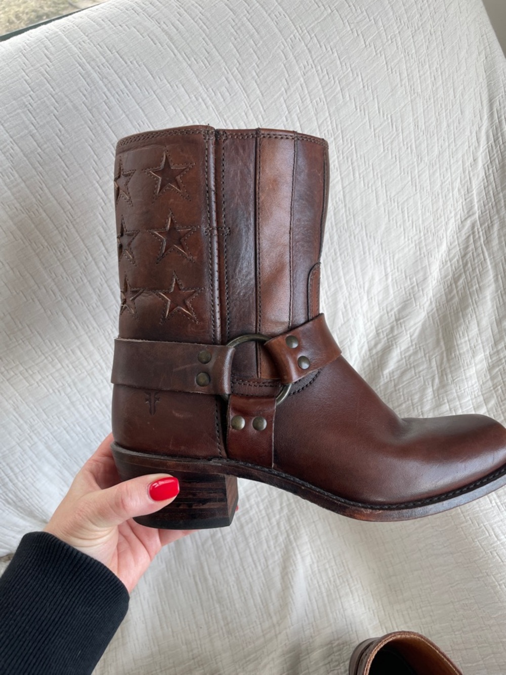 FRYE 150th Anniversary Harness Americana western boot … very RARE AND UNIQUE - Picture 3 of 5